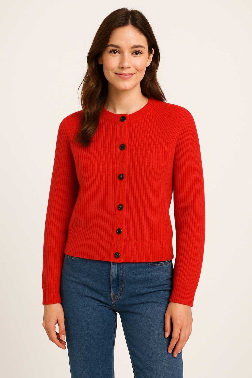 Red Cardigan — Model