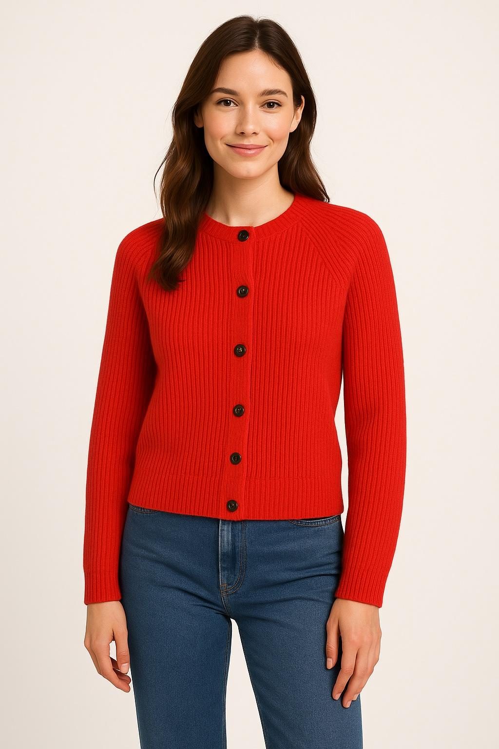 Red Cardigan — Model